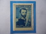 Stamps Argentina -  Juan Galo de  Lavalle (1797-1841-Guerra de Independencia y Guerra Civil de Argentina.
