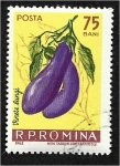 Stamps Romania -  Verduras, Berenjena / Berenjena (Solanum melongena)