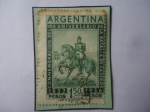 Sellos de America - Argentina -  104 Años de la Batalla Caseros (1852-1956)-Justo José Urquiza (1801-1870)- Presidente (1854/60)