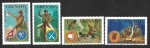 Stamps Grenada -  949 a 952 - Scout Mundial (Granadina)