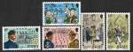 Stamps United Kingdom -  295 a 299 - Organizaciones Juveniles (JERSEY)