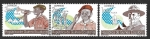 Stamps Equatorial Guinea -  140-141-142 - Movimiento Scout