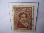 Stamps Argentina -  Bernardino Rivadavia (1780-1845)-Presidente (1824/27) -Serie:Personalidades- Año 1939 