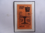 Stamps Brazil -  Compañía Siderúrgica Nacional- Jubileo de Plata, año 1966. 