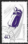 Stamps Romania -  Deporte de invierno, Bobsleigh