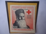 Stamps Chile -  Henry Dunant (1828-1910) Filántropo y Humanista-Premio Nobel de la Paz y Fundador de la Cruz Roja (1