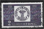 Stamps : Europe : Romania :  100 años de sellos rumanos, tercer sello postal rumano