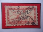 Stamps Mexico -  Correo azteca - 75°Aniv. de la Unión Postal  Universal (1874-1949)- U.P.U.