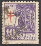 Stamps : Europe : Spain :  1018 - Pro tuberculosis