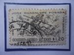 Sellos de America - M�xico -  Pintura: Don Quijote -José Guadalupe Posada Aguilar (1852-1913) Caricaturista y Pintor Mexican- Sell