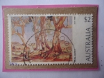 Sellos de Oceania - Australia -  Acuarelas de Hans Heysen (1877-1968) Artista Australiano- Sello de 2 dólares Australiano.