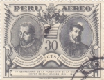 Stamps Peru -   Thomas de San Martin y Contreras; J. de Aliaga y Ramirez