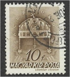 Stamps Hungary -  Iglesia en Hungría. Corona de San Esteban