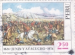 Sellos de America - Per� -  150 ANIV. BATALLA DE JUNIN Y AYACUCHO