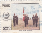 Stamps : America : Peru :  ESCUELA MILITAR-CHORRILLOS