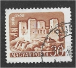 Sellos de Europa - Hungr�a -  Castillos (1960-64), Diósgyőr