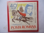 Stamps Romania -  Fat-Frumos a Caballo e Ileana Cosinzeana (Personajes de la Mitología Rumana-Cuentos de Hadas)-Fabula