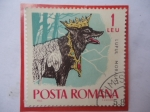 Stamps Romania -  Sátiras y Fabulas - Lupul Moralis- Fábulas de Grigore Alexandresco (1810/85)-Serie:Cuentos y Fábulas