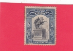 Stamps Peru -  U.P.U ESTATUA