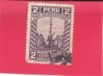Stamps Peru -  PRO-DESOCUPADOS MONUMENTO