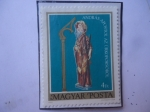 Stamps Hungary -  Sepulcro de Garaszentbenedek- Apóstol Andrés - András Aposto Az Úrkoporsóról