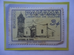 Stamps Panama -  Catedral de David - Libertad de Culto- Sello de 3 Centésimos Año 1962