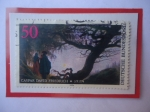 Stamps Germany -  Dos Hombres Contemplando a la Luna