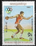 Stamps Cambodia -  Juegos Olimpicos de Verano Los Angeles