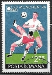 Stamps Romania -  Copa del Mundo de Football - Munich 1974