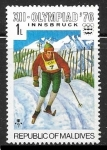 Stamps Maldives -  Juegos Olimpicos de Invierno - Innsbruck