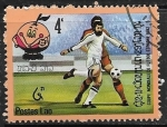 Stamps Laos -  Copa del Mundo de Football 1982 - España