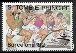Sellos de Africa - Santo Tom� y Principe -  Juegos Olimpicos de Verano 1992 - Barcelona