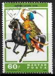 Stamps Hungary -  Kuruc hussar, 1710