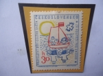 Stamps Czechoslovakia -  Sociedad Infantil del Mundo - Concurso de Arte Infantil-Patrocinado por la Unesco.