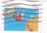 Stamps : Oceania : Australia :  SKATEBOARDING