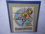 Stamps Czechoslovakia -  30 Años de uso en Telecomunicaciones - Praga- Emblema.