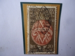 Stamps Italy -  Bicentenario de la Academia de Bellas Artes de Venecia (1750-19509)