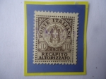 Stamps Italy -  Recapito Autorizzato- Entrega Autorizada- Sello de 10 Céntimo Italiano, Año 1930
