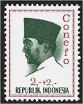 Stamps Indonesia -  Conferencia de Nuevas Fuerzas Emergentes, Yakarta. Presidente Sukarno
