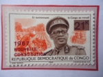 Stamps Republic of the Congo -  Congo,Republica Democrática(Kinshasa)-Zaire-Nueva Constitución, Año 1967-Mabuto Seso Seko(1930/97)