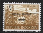 Stamps : Asia : Indonesia :  IRIAN OCCIDENTAL - Definitivos. Sellos de Indonesia sobreimpresos "Irian Barat"