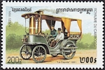 Sellos de Asia - Camboya -  Vintage Cars, La Rapide (1881)