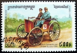 Sellos del Mundo : Asia : Camboya : Vintage Cars, Duryea (1895)