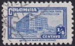 Stamps Colombia -  Palacio de comunicaciones