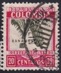 Stamps : America : Colombia :  Bananos
