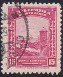 Stamps Colombia -  Cartagena fortificación española