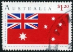 Stamps Australia -  Bandera