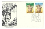 Stamps Uruguay -  SPD 1293-1294 - Cultura Pre-Colombina (UPAE)