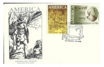 Stamps Uruguay -  SPD 1392-1393 - Américo Vespucio (UPAEP)