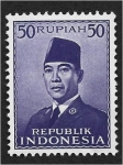 Sellos del Mundo : Asia : Indonesia : Presidente Sukarno (1951-1953), Presidente Sukarno